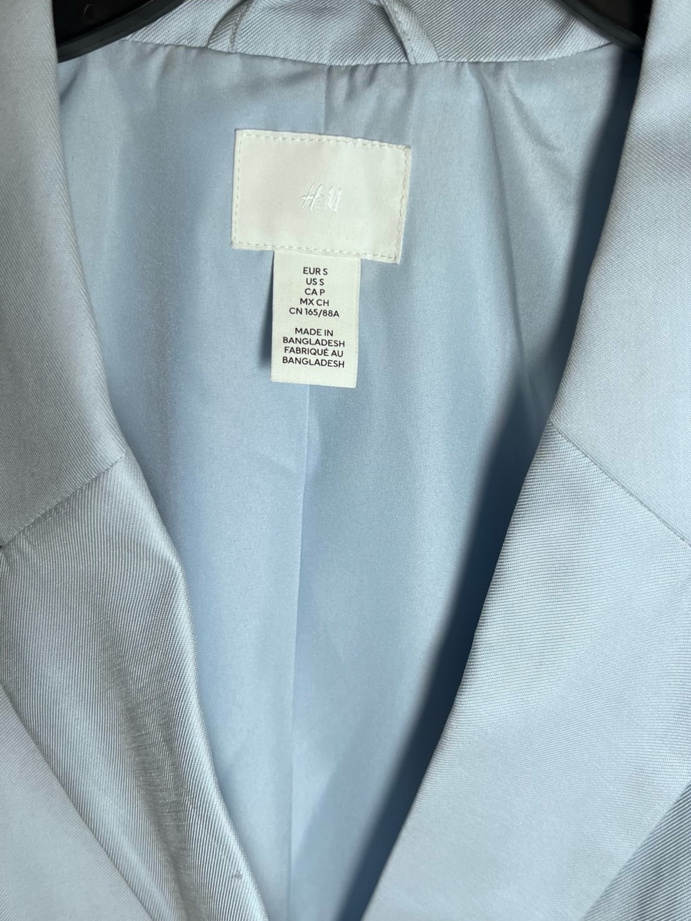 H&M Pale Blue Women's Blazer Jacket